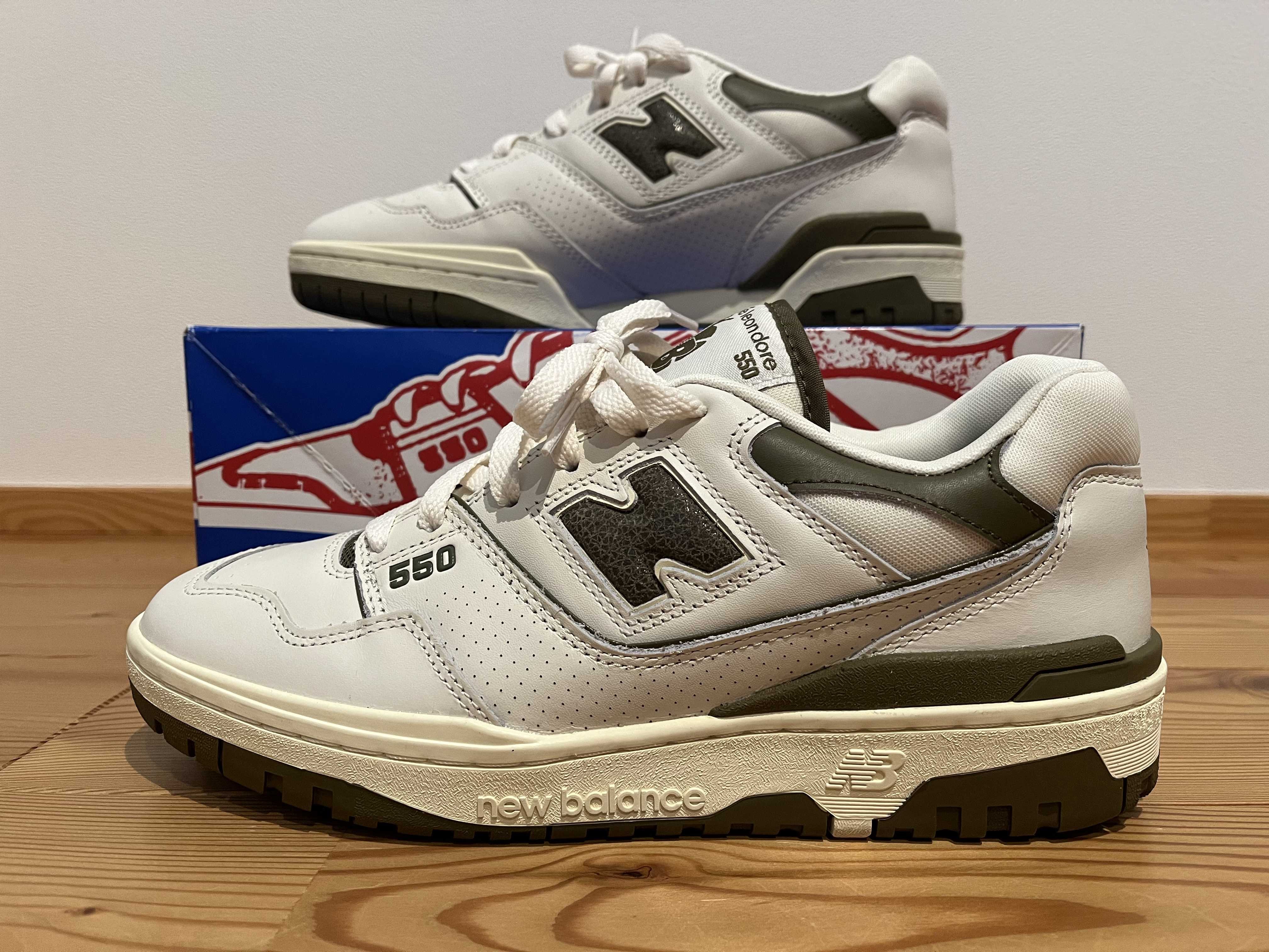 Aime Leon Dore × New Balance 550 "White/Olive"