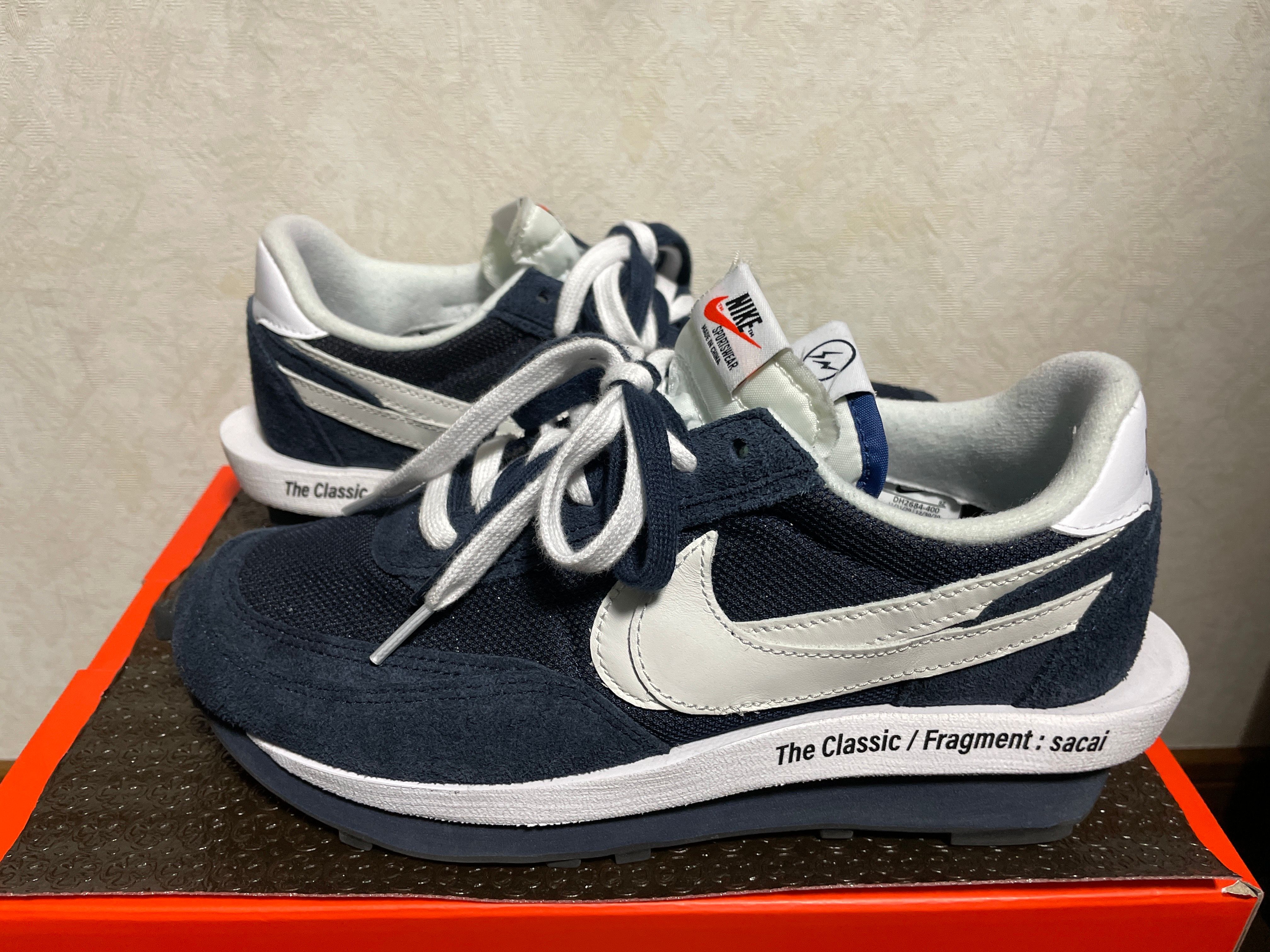 Fragment × sacai × Nike LD Waffle "Blackended Blue"