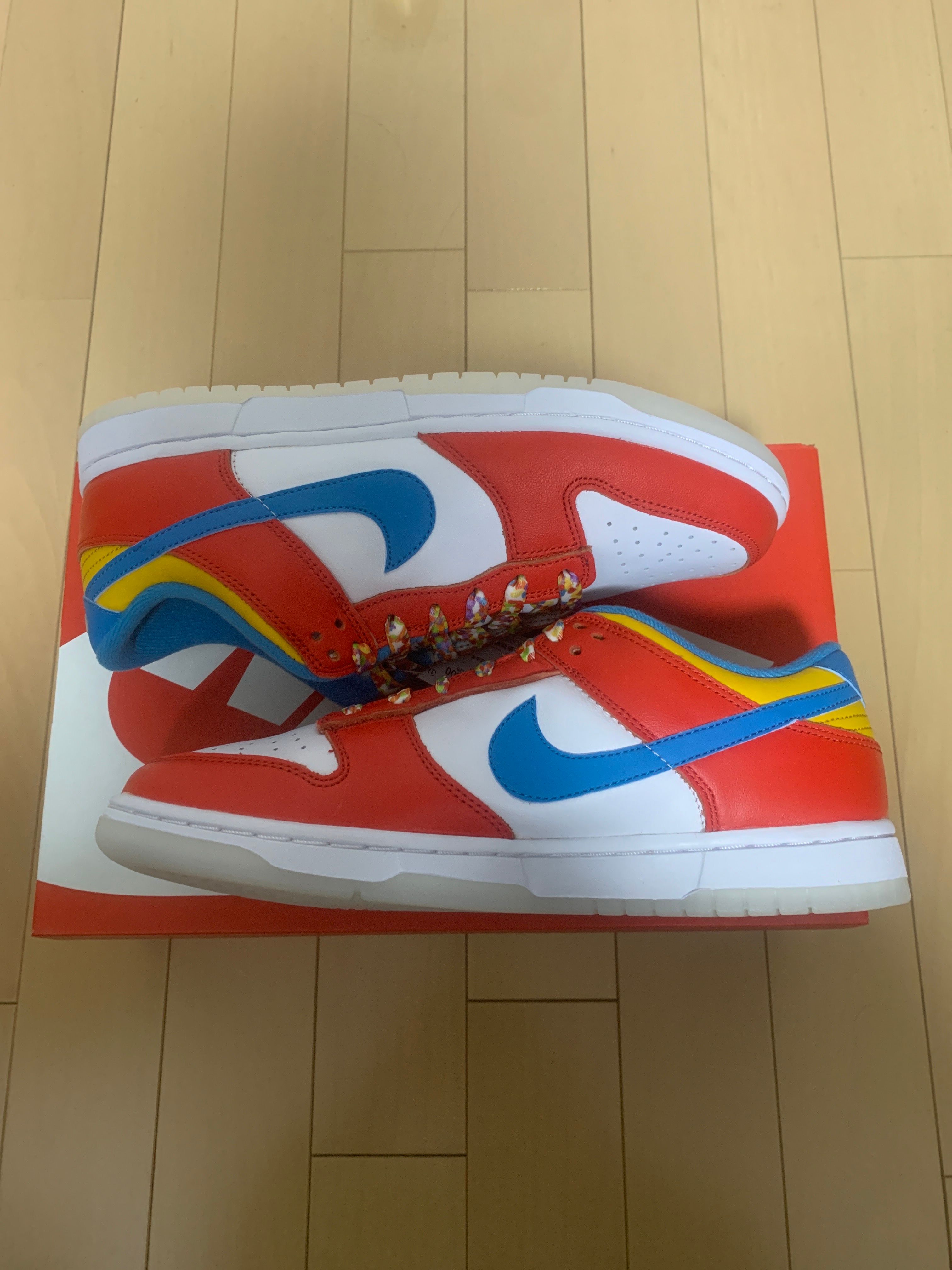 FRUiTY PEBBLESTM × Nike Dunk Low QS "Habanero Red/Dark Sulfur/Laser Blue"