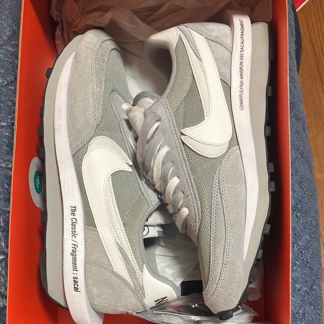 Fragment × sacai × Nike LD Waffle "Light Smoke Grey"