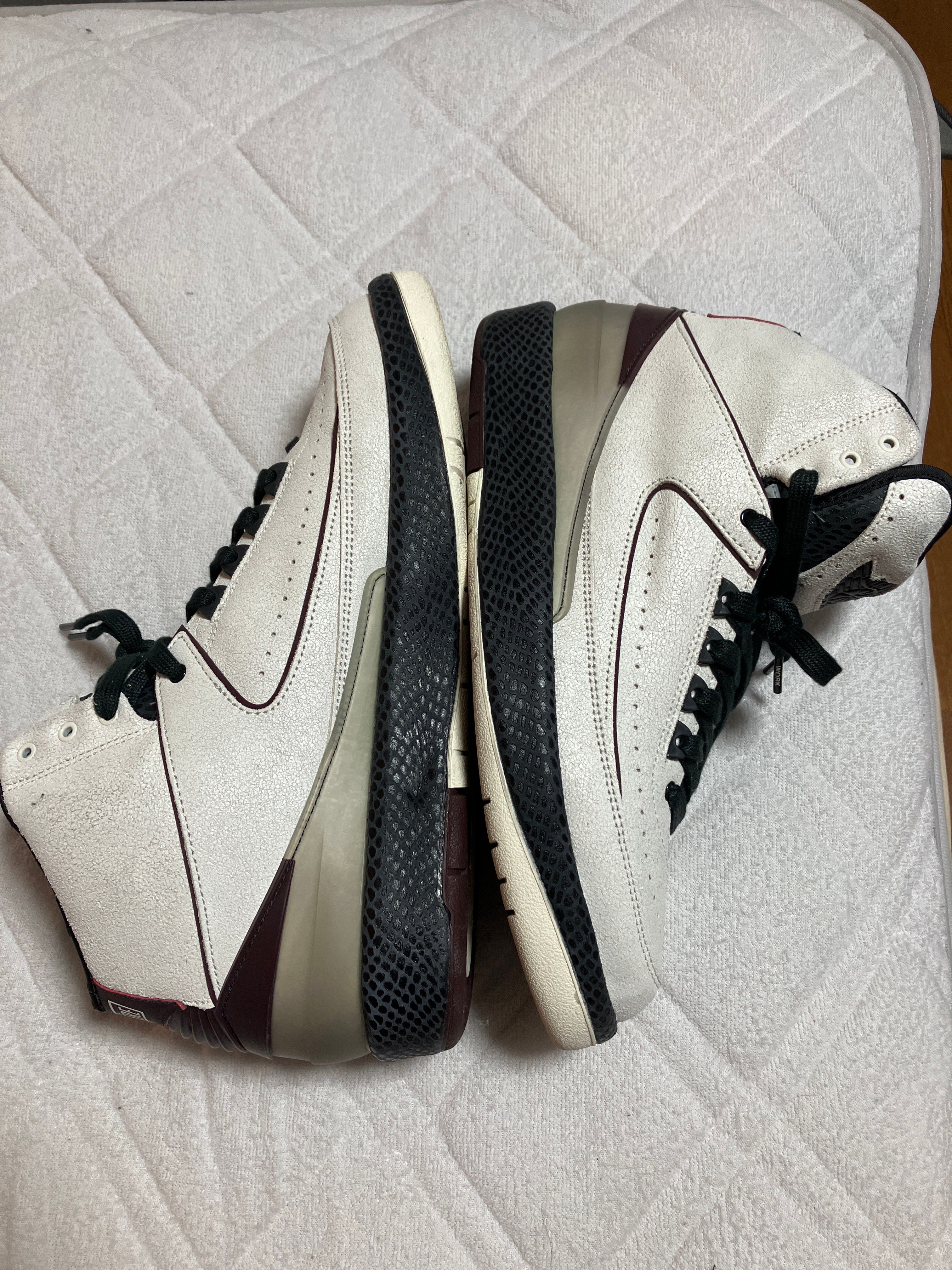 A Ma Maniere × Nike Air Jordan 2 "Airness/Sail and Burgundy"