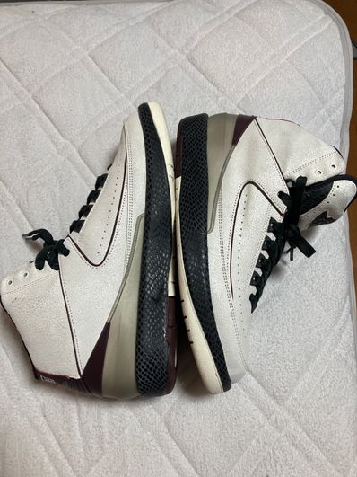 A Ma Maniere × Nike Air Jordan 2 "Airness/Sail and Burgundy"