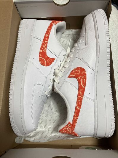 Nike Women's Air Force 1 Low '07 Essential "Orange Paisley"