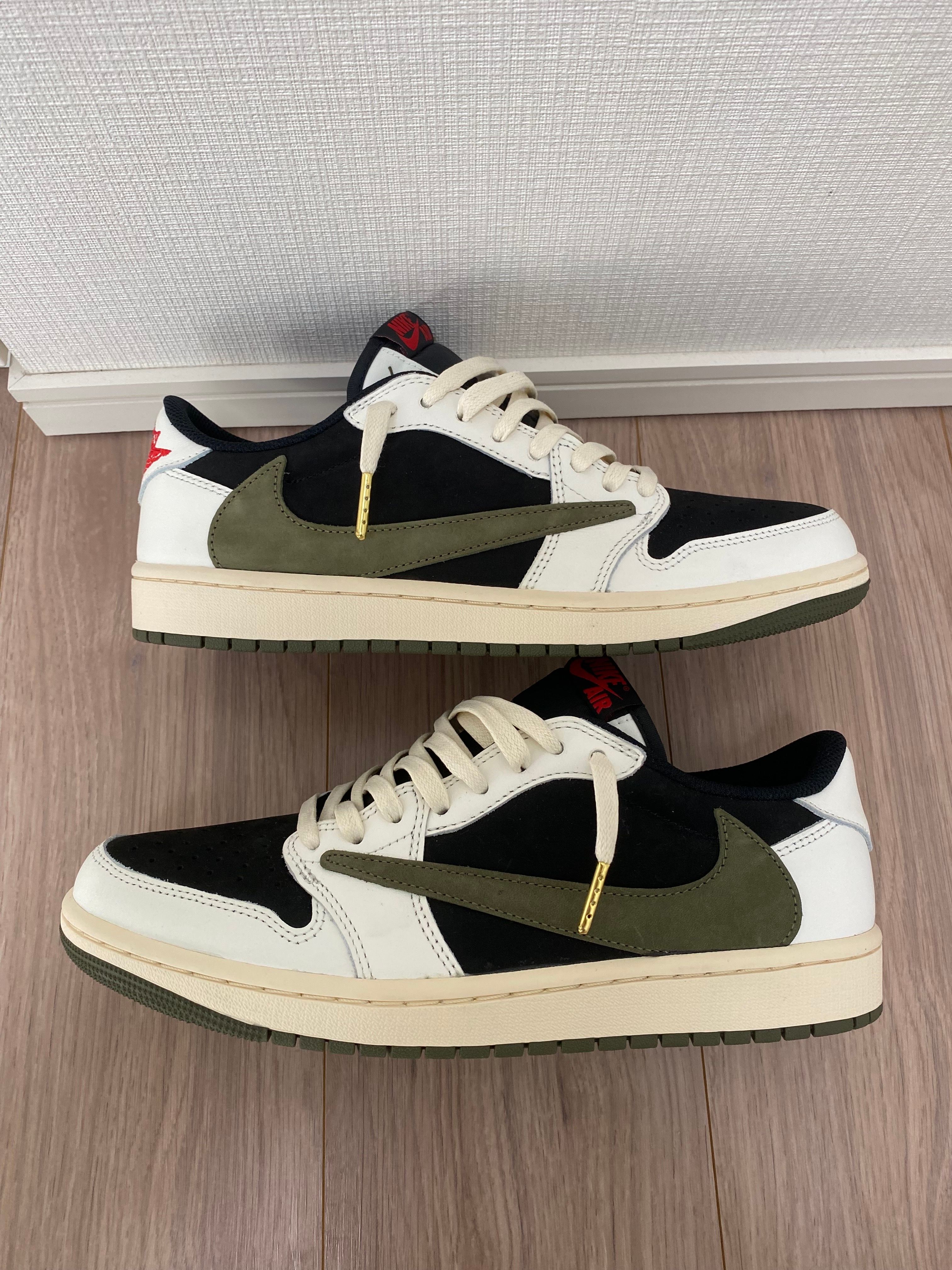Travis Scott × Nike Women's Air Jordan 1 Low OG "Medium Olive"