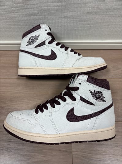 A Ma Maniere × Nike Air Jordan 1 Retro High OG "Sail and Burgundy"