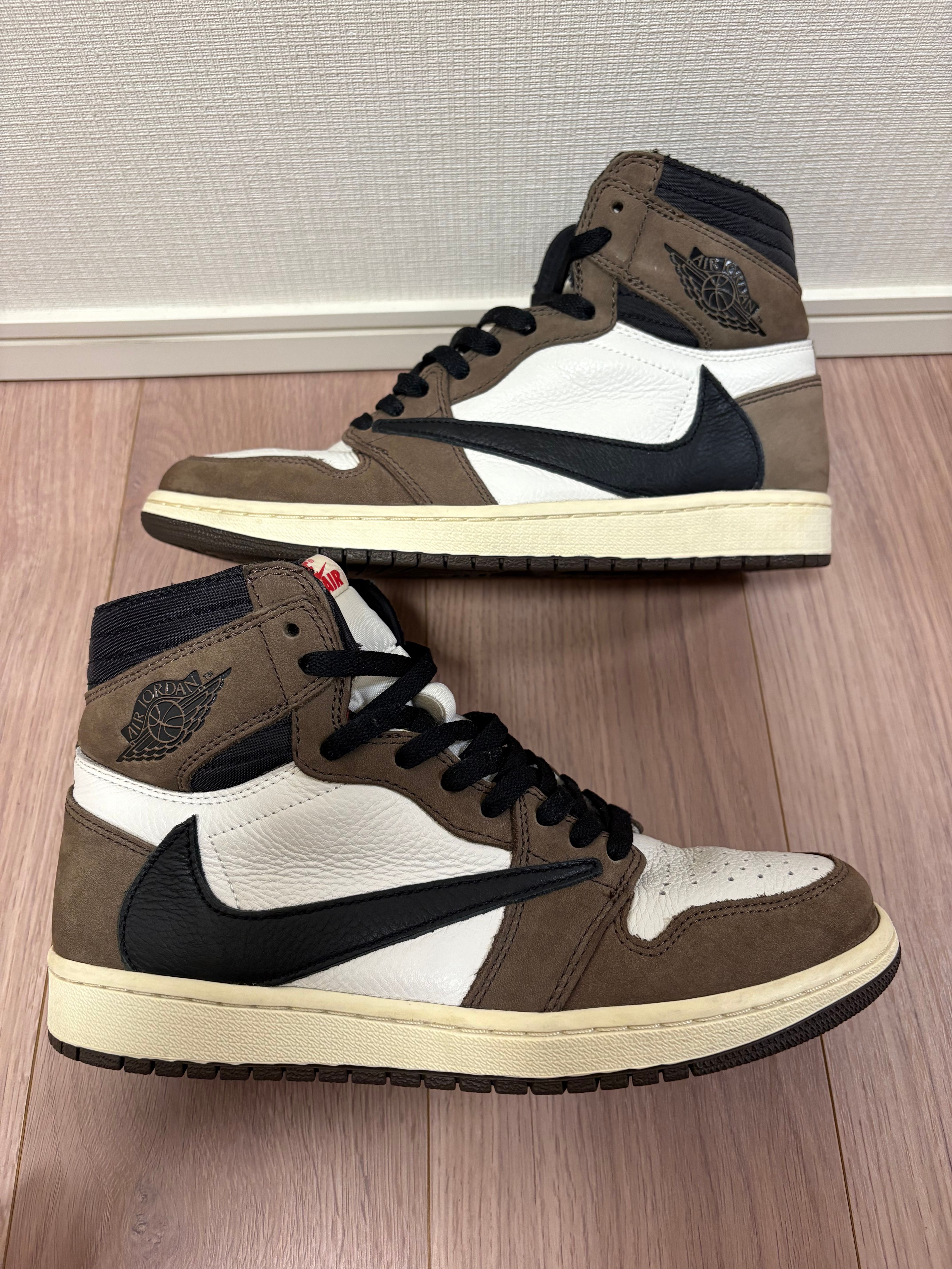 Travis Scott × Nike Air Jordan 1 Retro High OG TS SP "Sail/Dark Mocha"