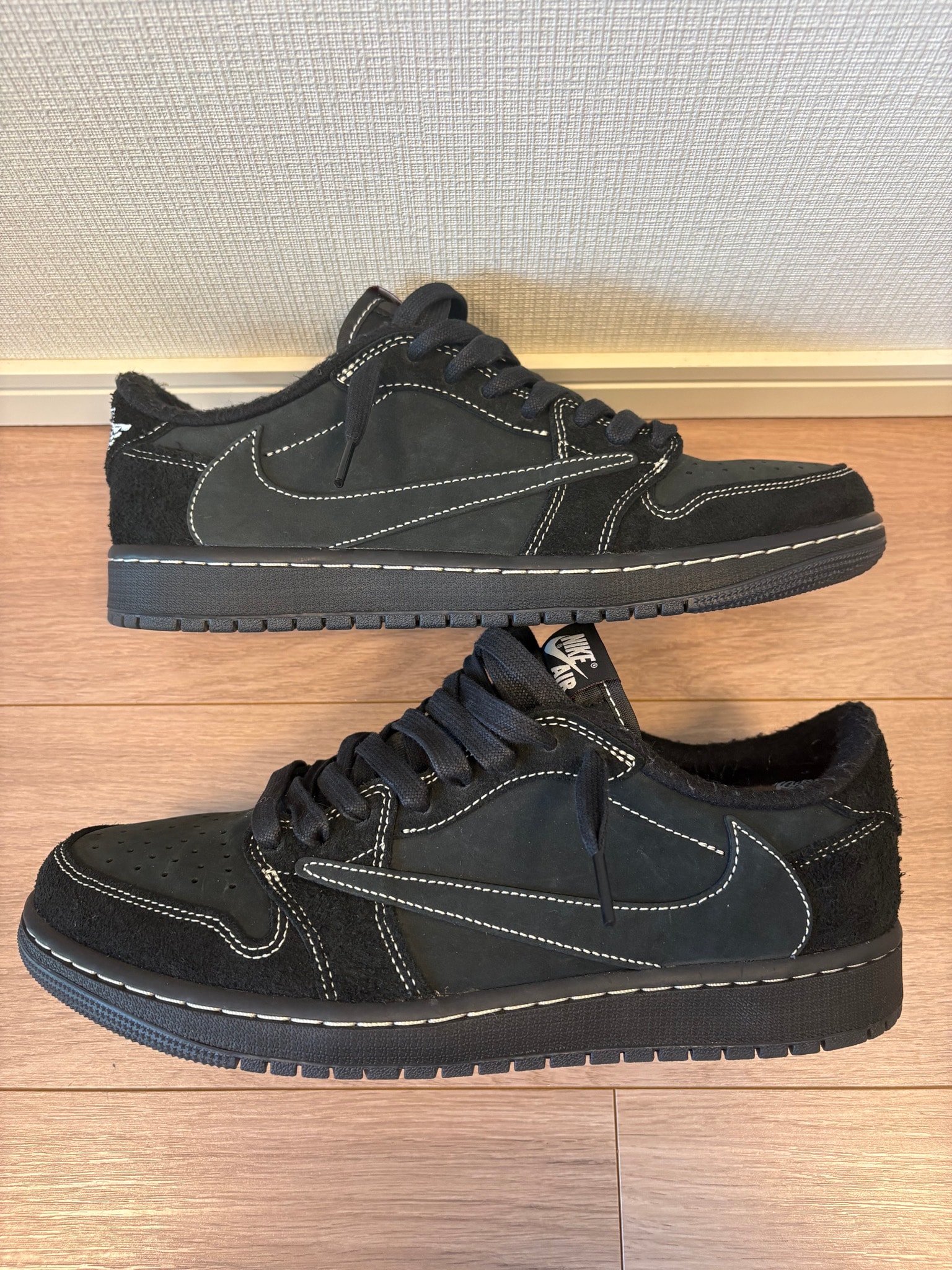 Travis Scott × Nike Air Jordan 1 Low OG SP "Black Phantom"