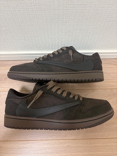 Travis Scott × Nike Air Jordan 1 Low OG SP "Velvet Brown and Dark Mocha"