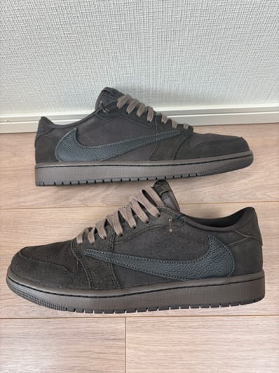 Travis Scott × Nike Air Jordan 1 Low OG SP "Velvet Brown and Dark Mocha"