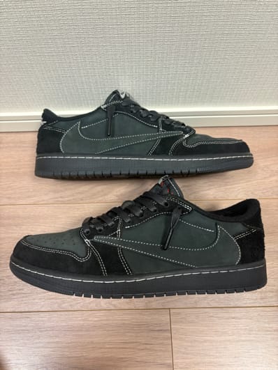Travis Scott × Nike Air Jordan 1 Low OG SP "Black Phantom"