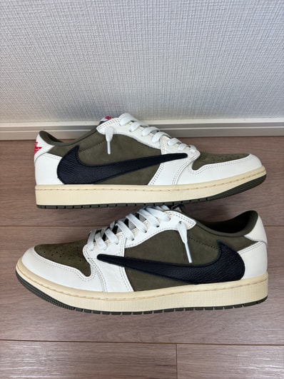 Travis Scott × Nike Air Jordan 1 Low OG SP "Reverse Olive"