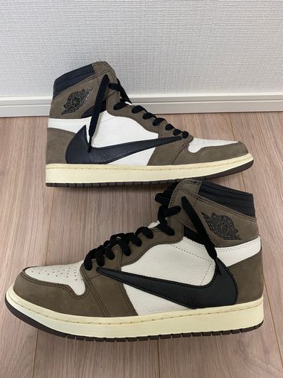 Travis Scott × Nike Air Jordan 1 Retro High OG TS SP "Sail/Dark Mocha"