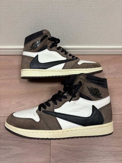 Travis Scott × Nike Air Jordan 1 Retro High OG TS SP "Sail/Dark Mocha"