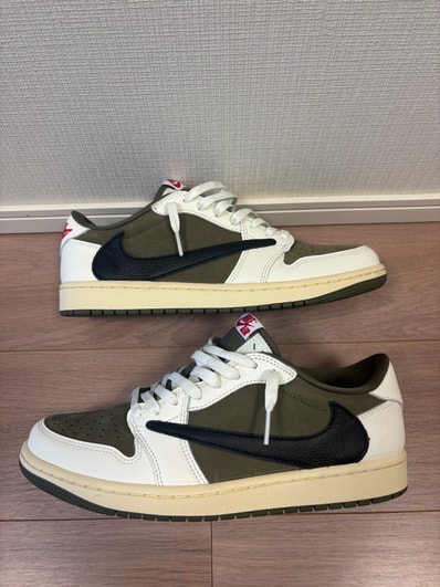 Travis Scott × Nike Air Jordan 1 Low OG SP "Reverse Olive"