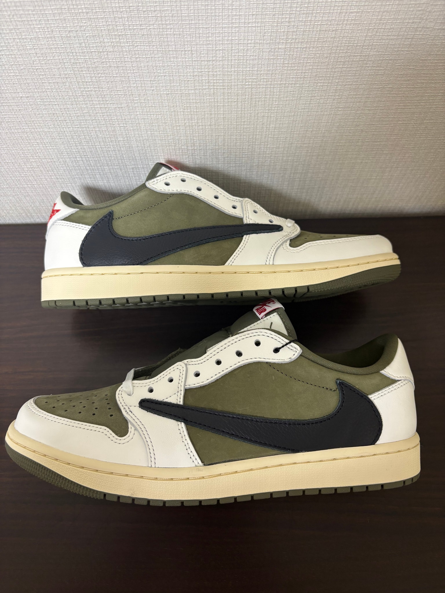 Travis Scott × Nike Air Jordan 1 Low OG SP "Reverse Olive"
