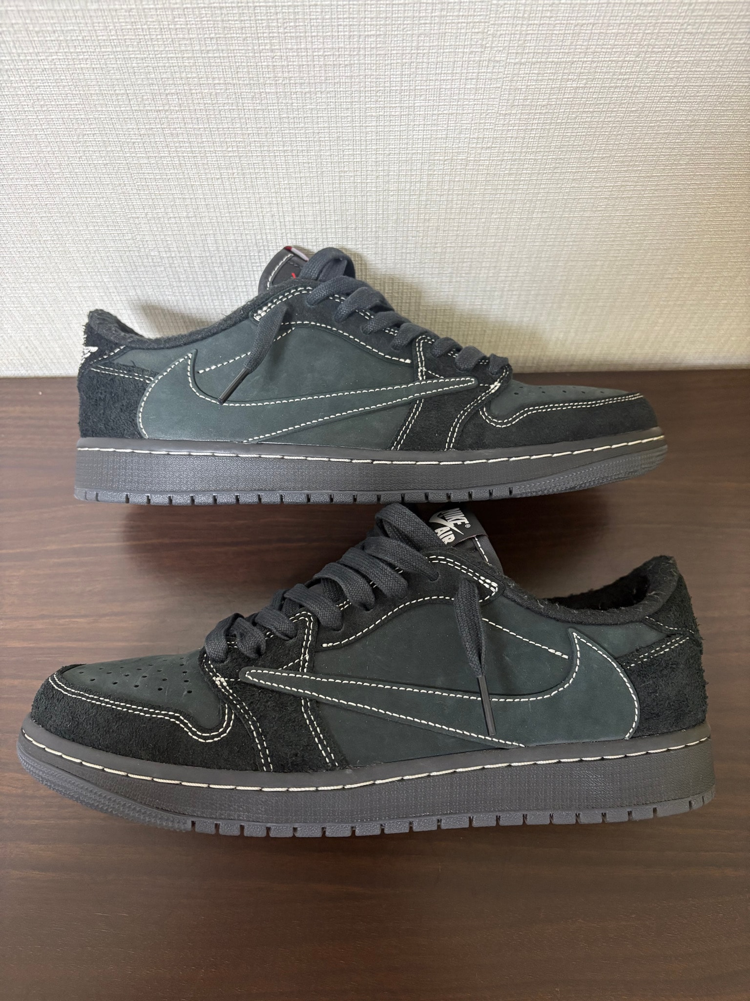 Travis Scott × Nike Air Jordan 1 Low OG SP "Black Phantom"