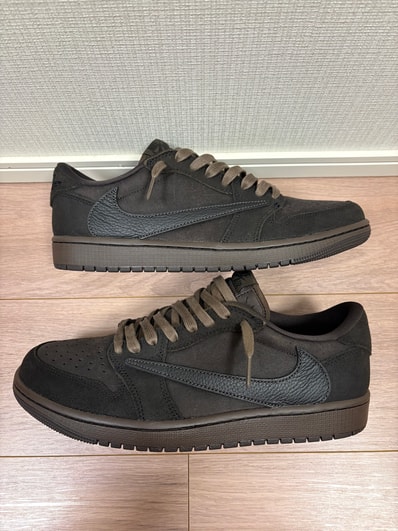 Travis Scott × Nike Air Jordan 1 Low OG SP "Velvet Brown and Dark Mocha"