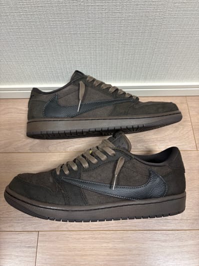 Travis Scott × Nike Air Jordan 1 Low OG SP "Velvet Brown and Dark Mocha"