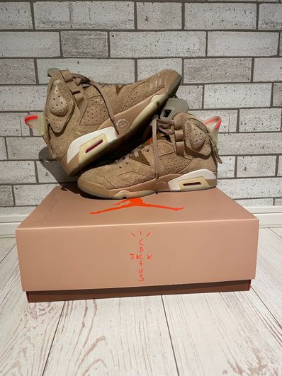 Travis Scott × Nike Air Jordan 6 "British Khaki"