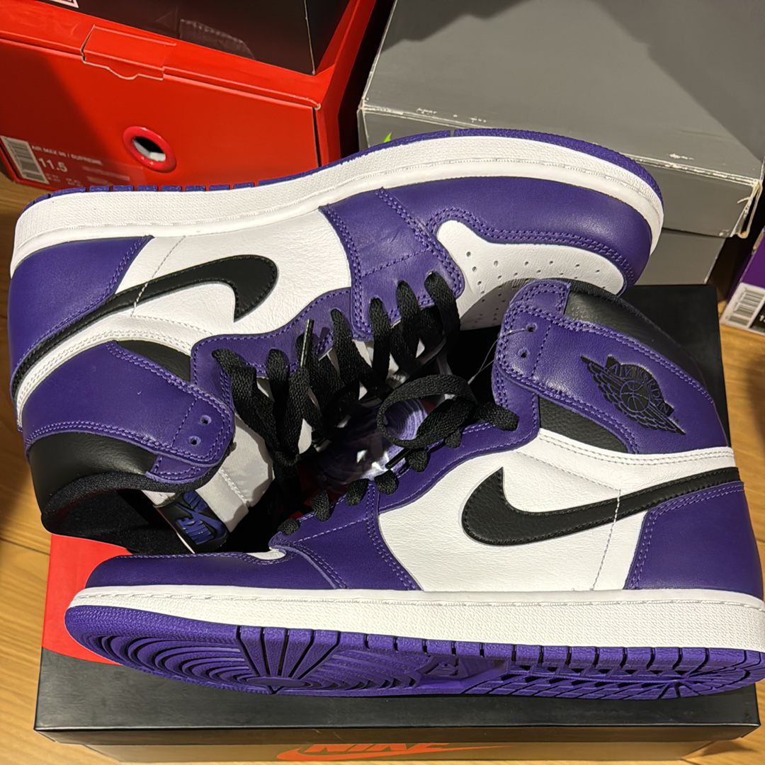 Nike Air Jordan 1 Retro High OG "Court Purple White/Black" (2020)