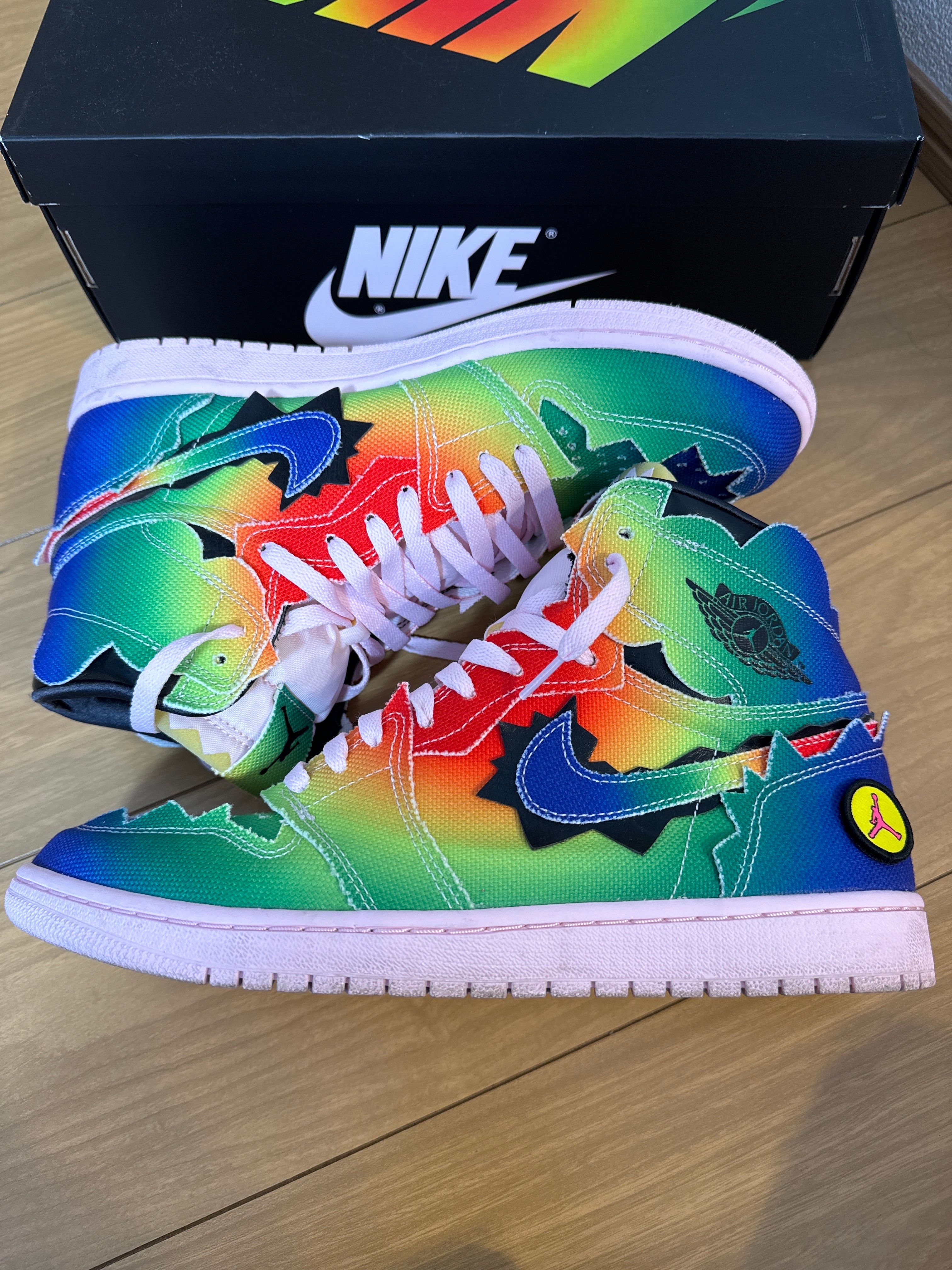 J Balvin × Nike Air Jordan 1 High OG "Rainbow"