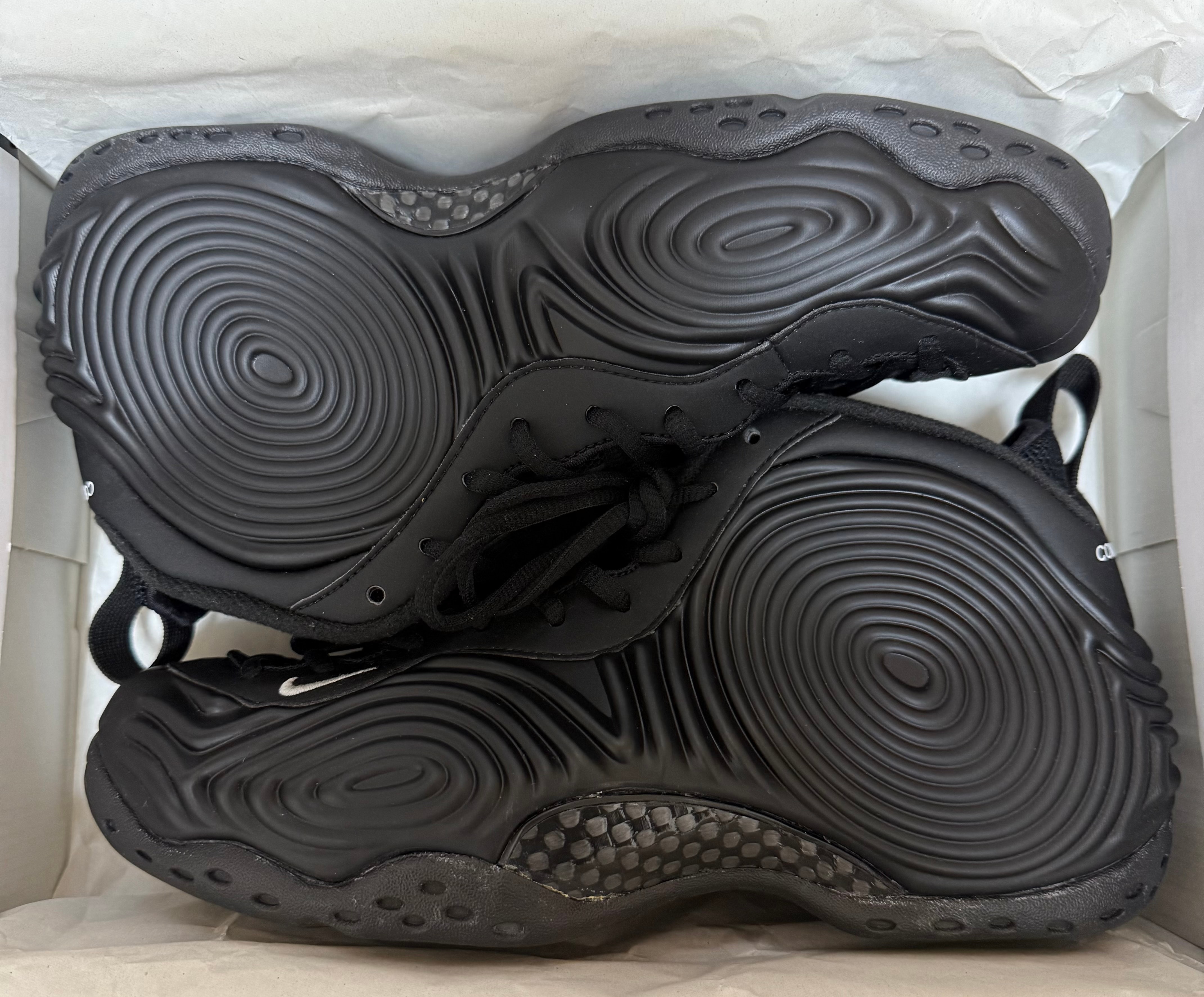 COMME des GARCONS × Nike Air Foamposite One "Black"