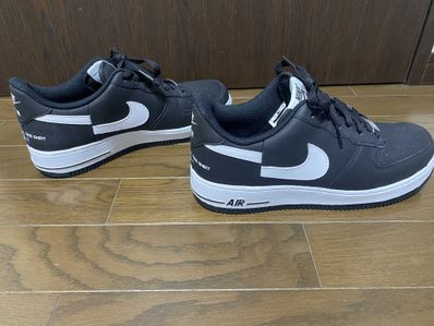 Supreme × COMME des GARCONS SHIRT × Nike Air Force 1 Low "Black/White" (2018)