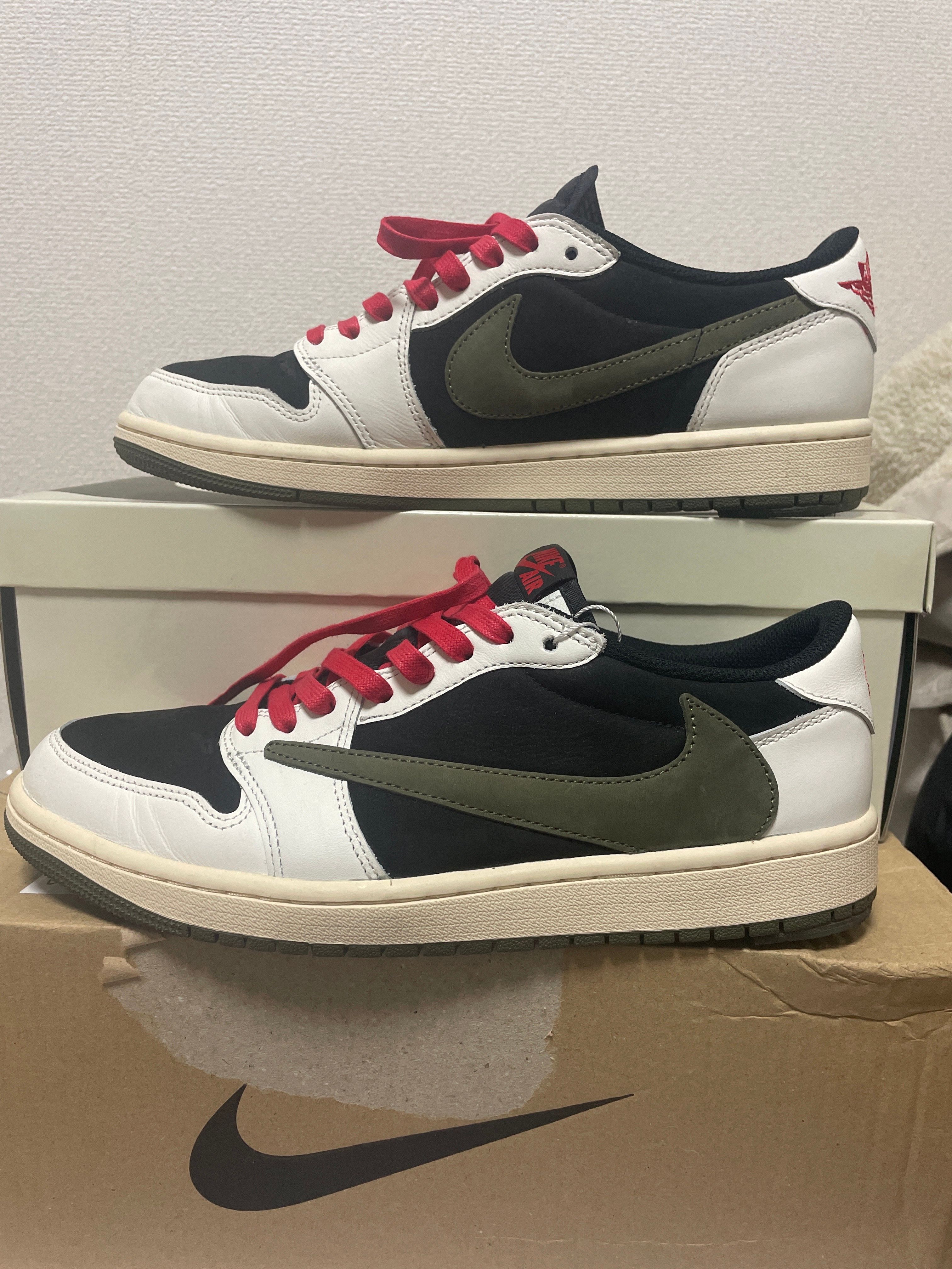 Travis Scott × Nike Women's Air Jordan 1 Low OG "Medium Olive"