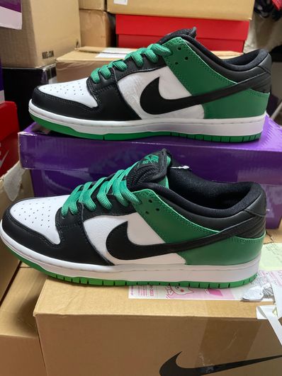 Nike SB Dunk Low Pro "Black and Classic Green"