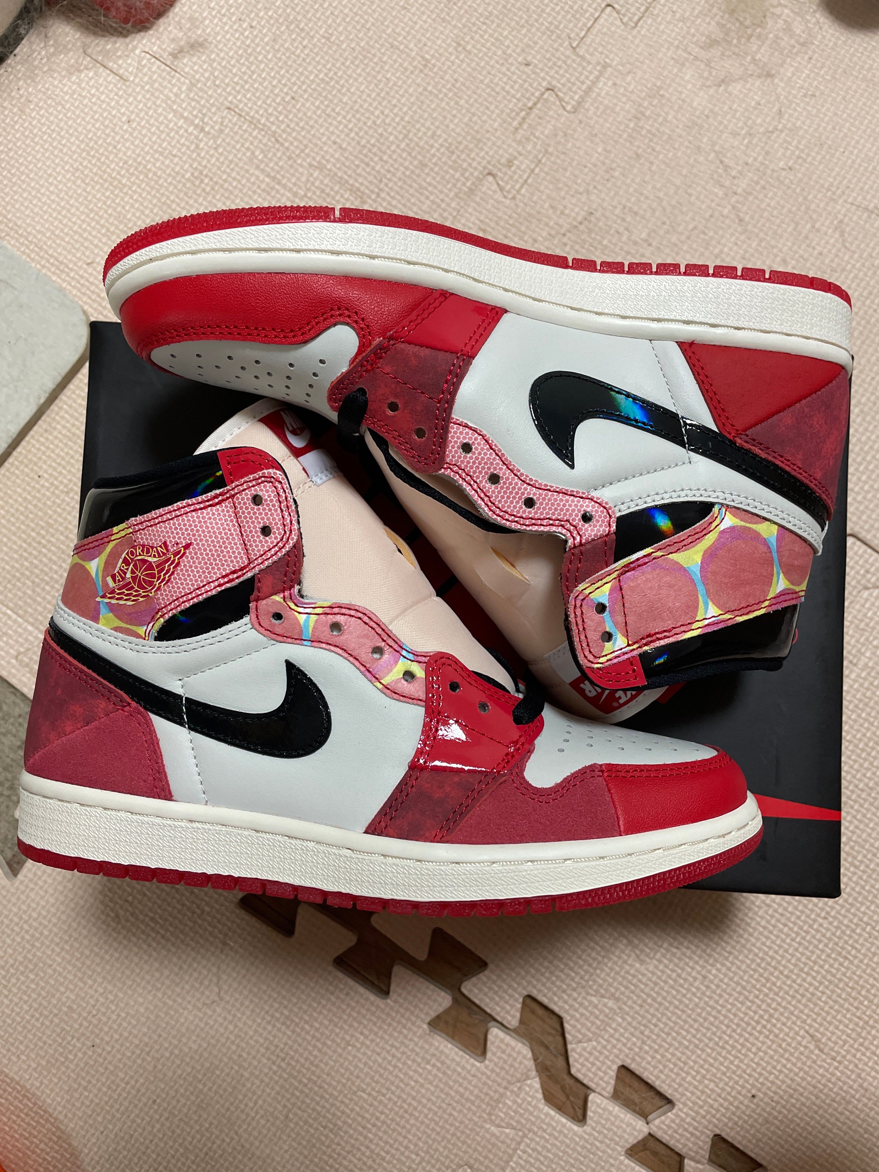 Spider-Man × Nike Air Jordan 1 Retro High OG SP "Spider-Man: Across the Spider-Verse/University Red"