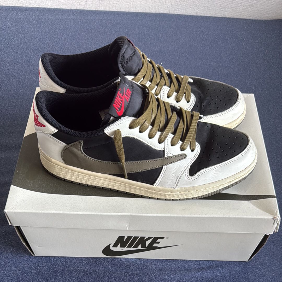 Travis Scott × Nike Women's Air Jordan 1 Low OG "Medium Olive"