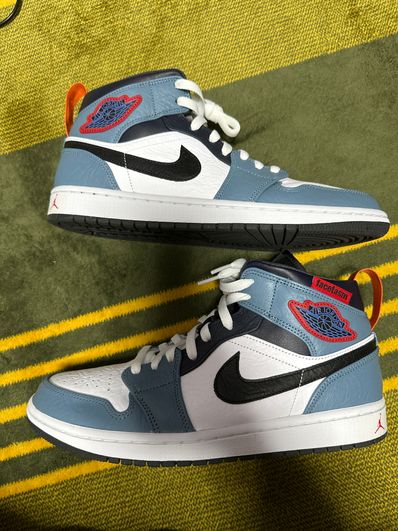 FACETASM × Nike Air Jordan 1 Mid "White/Navy"