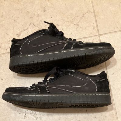 Travis Scott × Nike Air Jordan 1 Low OG SP "Black Phantom"