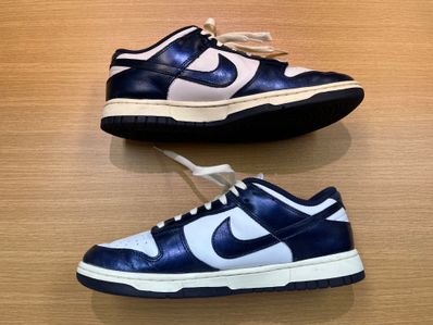 Nike Women's Dunk Low PRM "Midnight Navy and White"