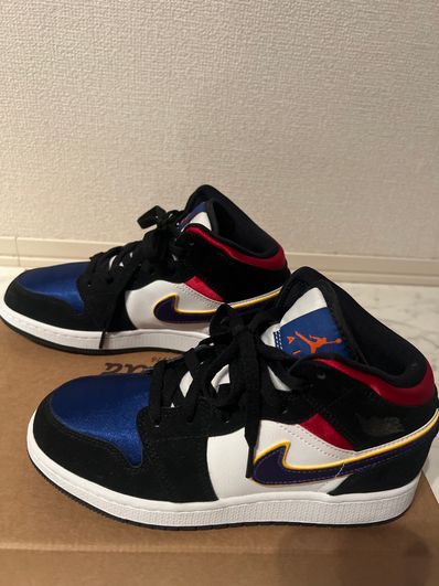 NIKE AIR JORDAN 1 MID "LAKERS TOP 3"