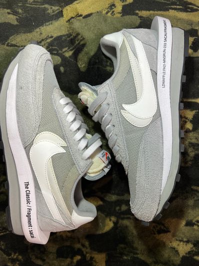 Fragment × sacai × Nike LD Waffle "Light Smoke Grey"