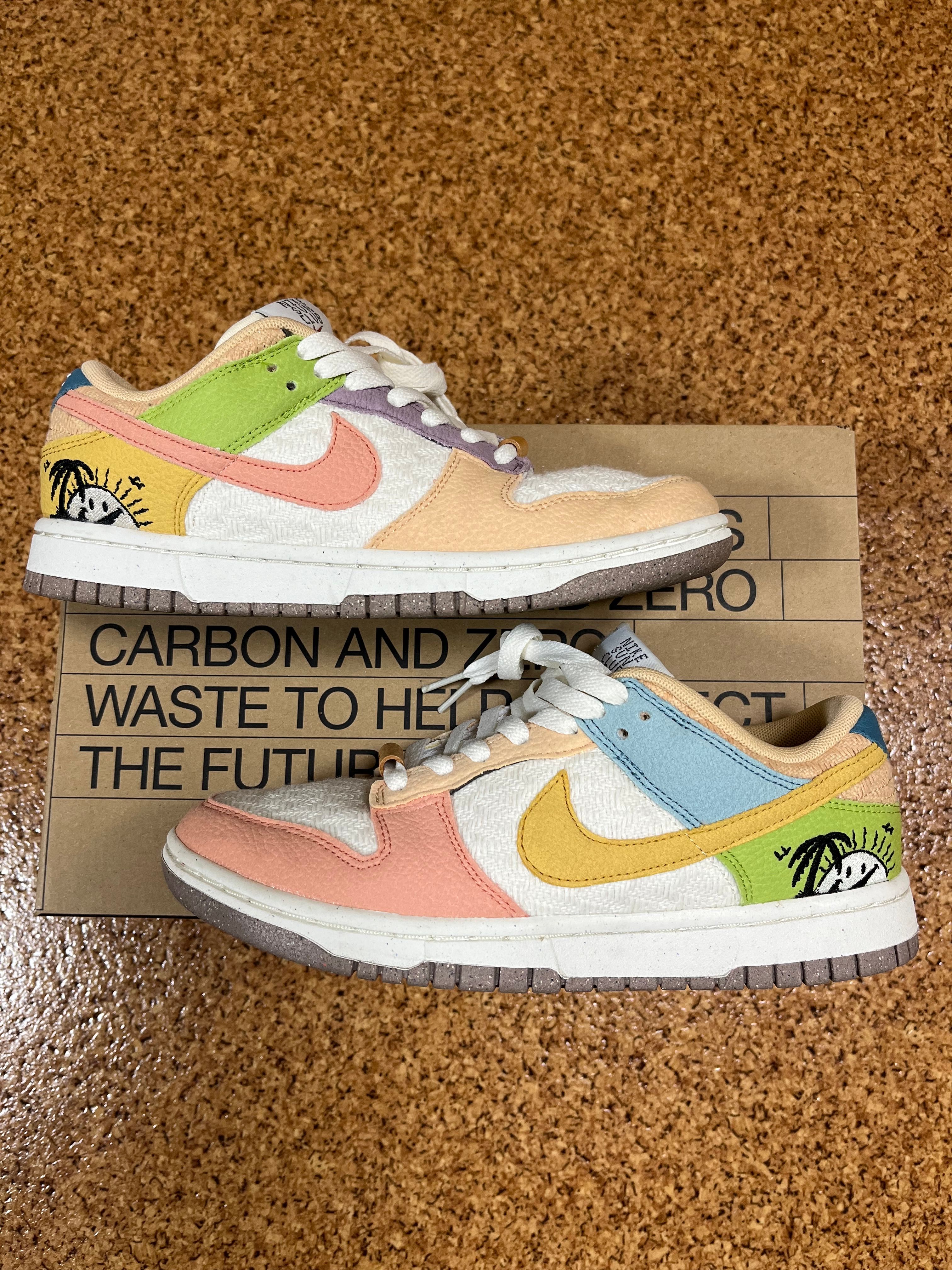 Nike Women's Dunk Low Sun Club "Sail/Sanded Gold/Light Madder Root"