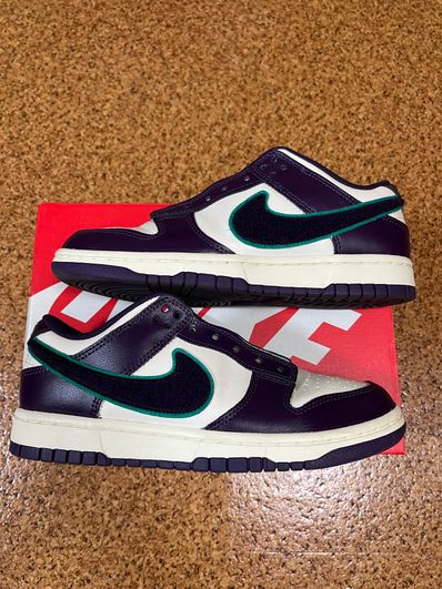 Nike Dunk Low Retro Chenille Swoosh "Grand Purple"