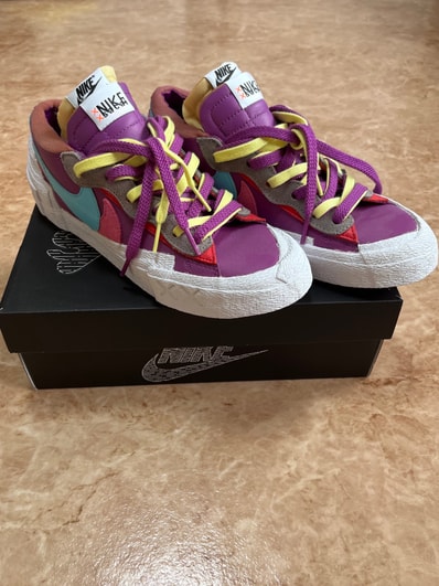 KAWS × sacai × Nike Blazer Low "Purple Dusk"