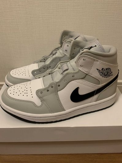 Nike Women's Air Jordan 1 Mid "Grey Fog/White/Black"