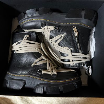 Rick Owens × Dr.Martens 1460 DMXL Mega Lace Boot "Black"