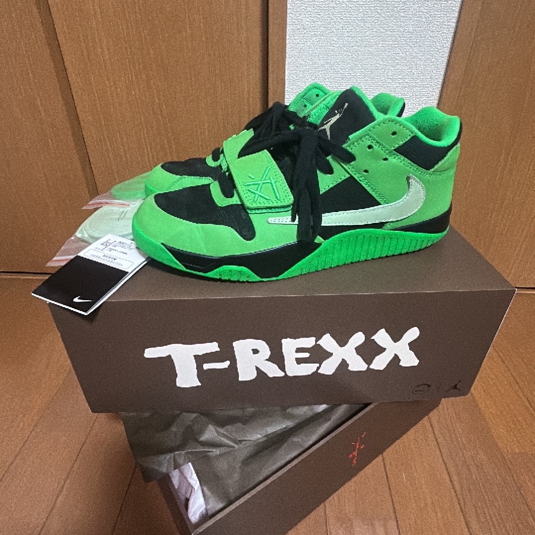 Travis Scott × Nike Jordan Jumpman Jack CJ1 T-Rexx "Green Spark"