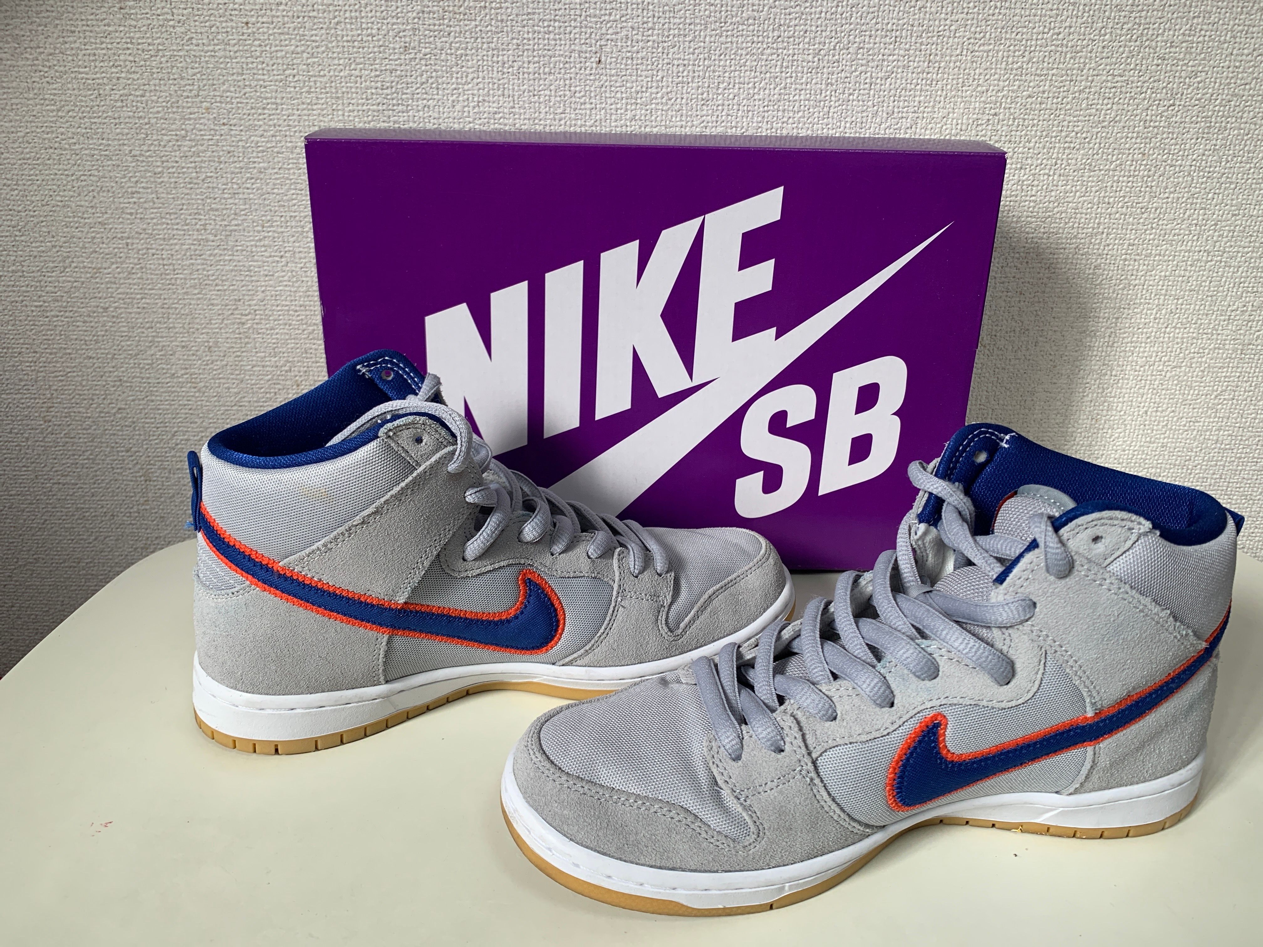 Nike SB Dunk High "Rush Blue and Team Orange/New York Mets" 