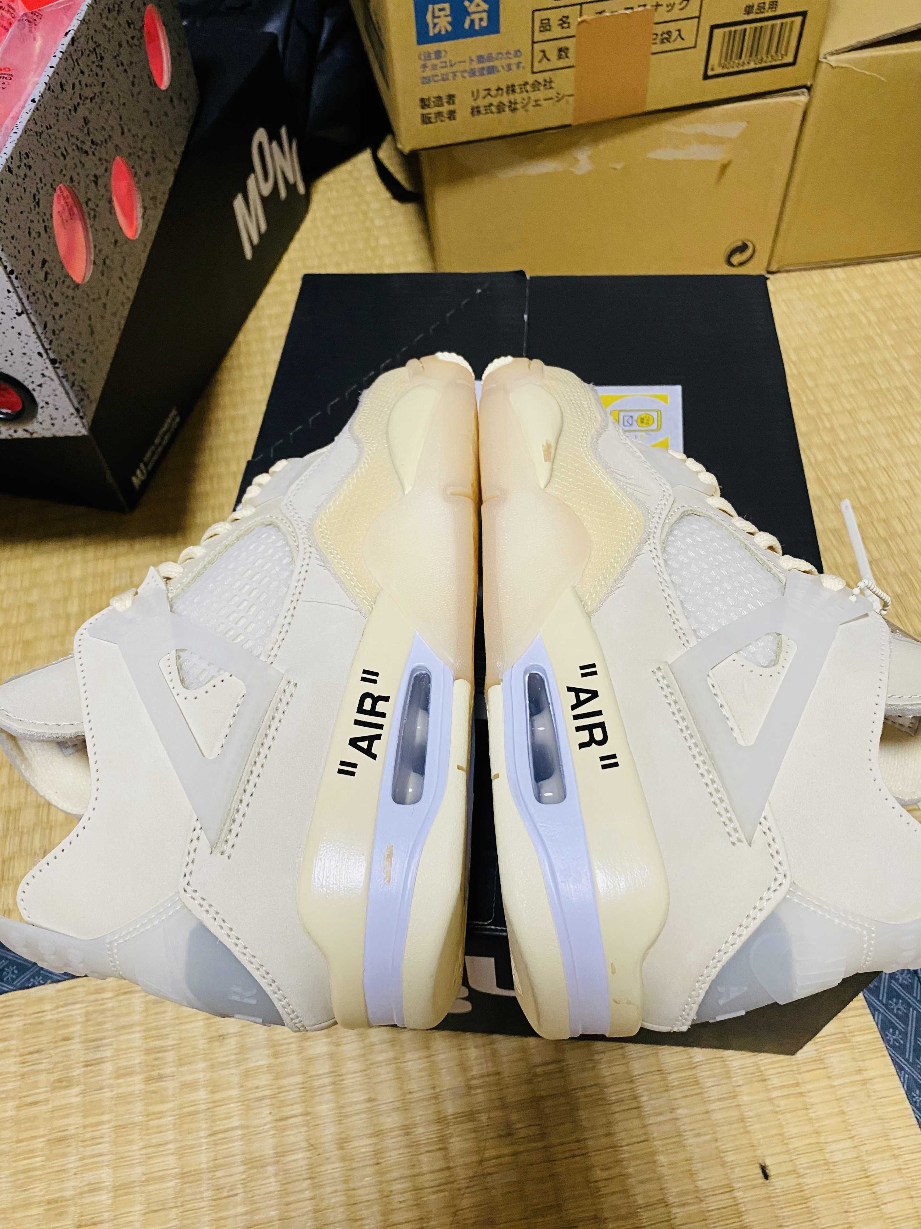 Off-White × Nike Women's Air Jordan 4 SP "Sail"