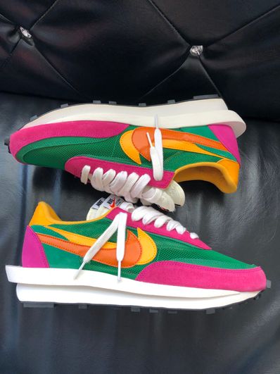 sacai × NIKE LDV WAFFLE "PINE GREEN"