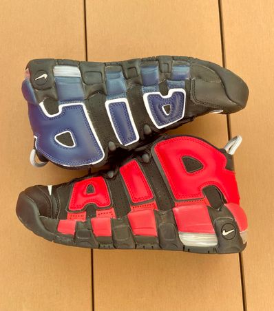 Nike GS Air More Uptempo '96 "Black and University Red"