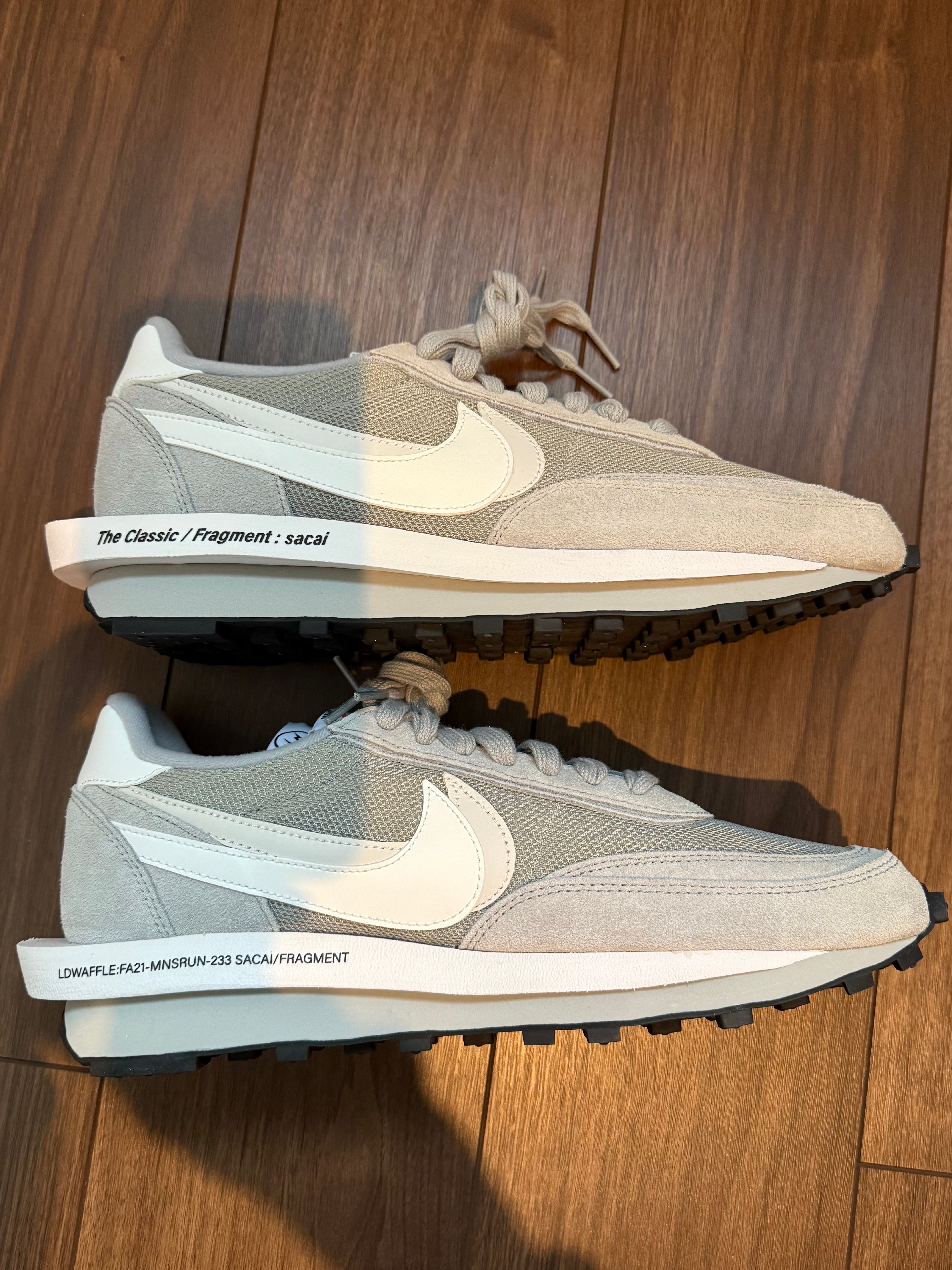 Fragment × sacai × Nike LD Waffle "Light Smoke Grey"