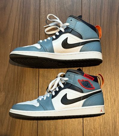 FACETASM × Nike Air Jordan 1 Mid "White/Navy"