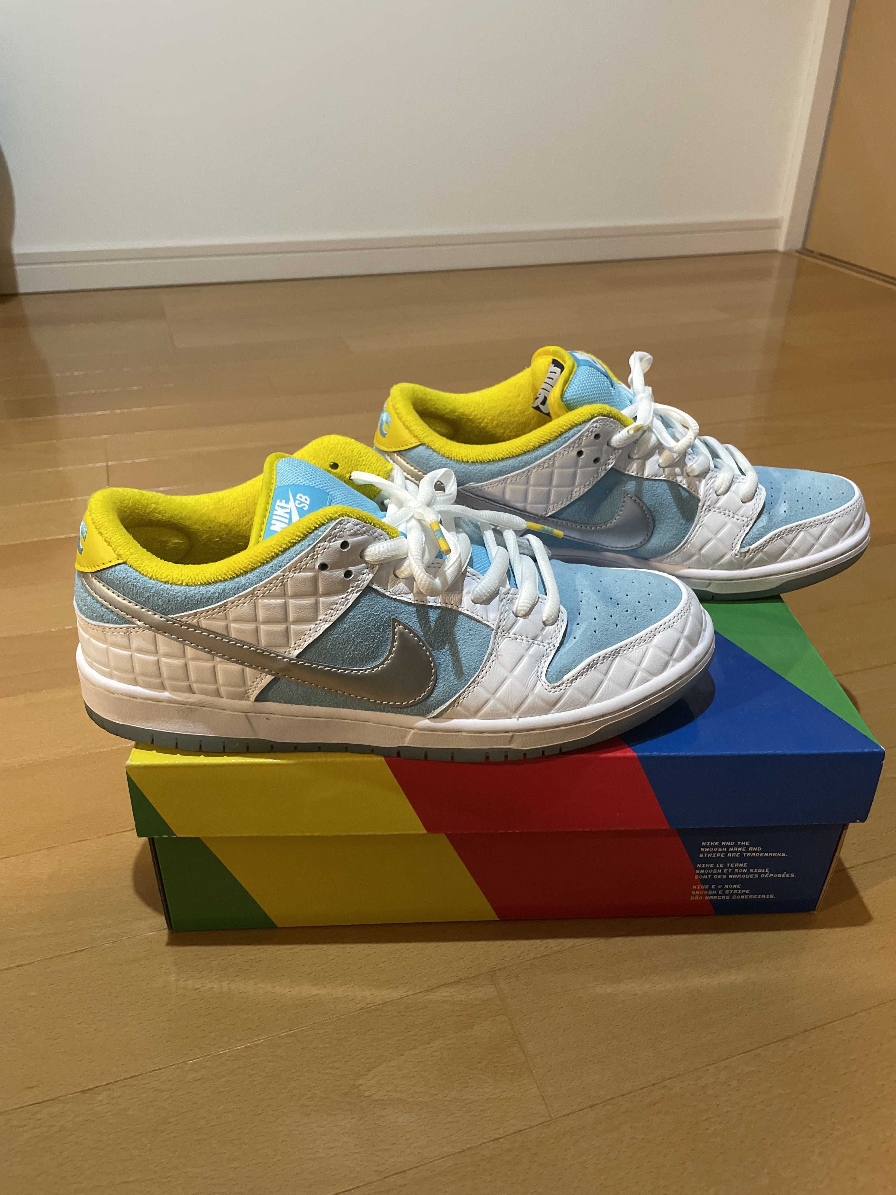 FTC × Nike SB Dunk Low "White/Blue"