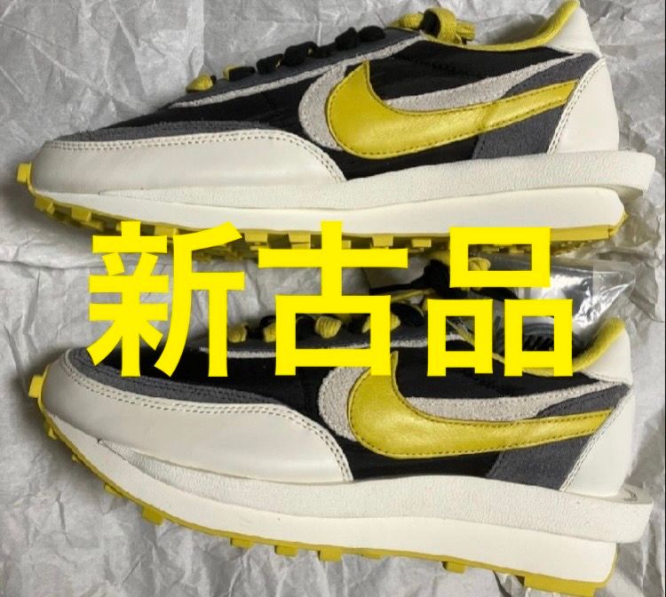 UNDERCOVER × sacai × Nike LD Waffle "Black/Sail-Dark Grey-Bright Citron"